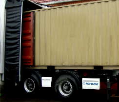Mercedes Teile Center Versand Container
